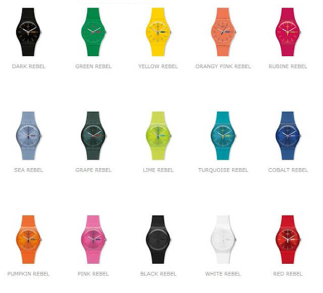 Swatch Rebel Saat Modelleri